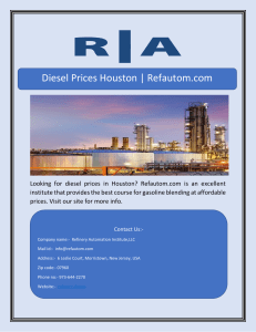 Diesel Prices Houston | Refautom.com