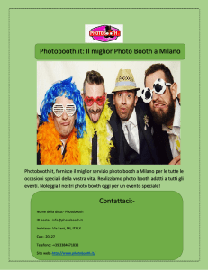 Photobooth.it: Il miglior Photo Booth a Milano