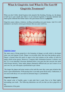 What Is Gingivitis And What Is The Cost Of Gingivitis Treatment
