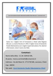 Corsi di Assistente Studio Odontoiatrico(ASO) Chieti Abruzzo | scmservizi.com