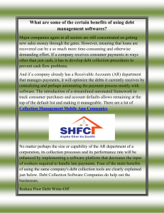 What are some of the certain benefits of using debt management softwares-converted