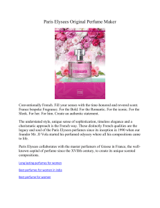 Paris Elysees Original Perfume Maker