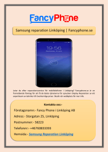 Samsung reparation Linköping | Fancyphone.se