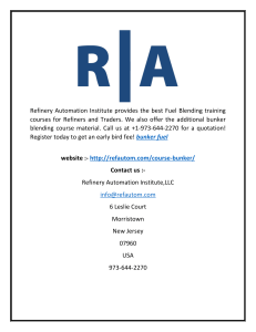 Bunker Fuel  Refinery Automation Institute, LLC-converted