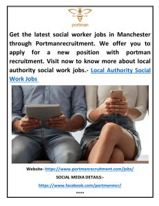 Local Authority Social Work Jobs Portmanrecruitment.com