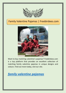 family valentine pajamas