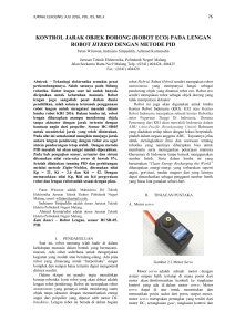 3. KONTROL JARAK OBJEK DORONG (ROBOT ECO) PADA LENGAN