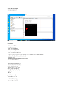 Java GUI Programiranje: Obrnuti Trougao i Trapez