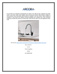 Boutique pour robinet de cuisine douche  Arcorarobinet.com