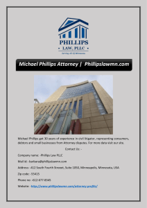 Michael Phillips Attorney |  Phillipslawmn.com