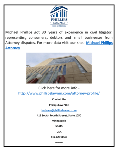 Michael Phillips Attorney Phillipslawmn.com