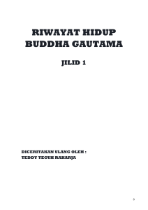 Riwayat Hidup Buddha Gautama Jilid 1