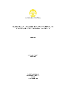 Template Skripsi Fakultas Hukum Universitas Indonesia by Ed