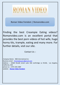 Roman Video Femdom | Romanvideo.com