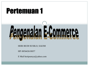 Pengantar e-commerce1