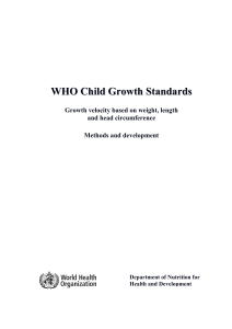 WHO Child Growth Standards
