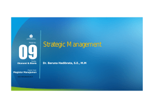 PPT Strategic Management [TM9]