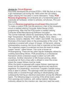 Electronic PC Board Copying