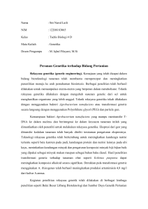 Artikel Genetika Siti Nurul Laili 12208183065