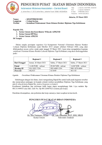 Sosialisasi Ukom Khas Retaker Diploma Kebidanan