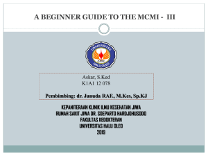 Panduan Pemula untuk MCMI-III Inventaris Kepribadian Klinis
