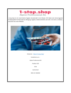 Hygiene Shop Schweiz  1-stop.shop