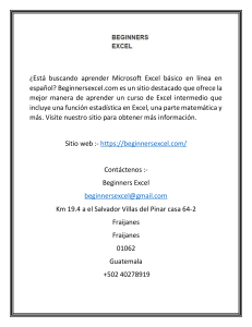 Aprende Microsoft Excel Basic En Linea  Beginnersexcel.com
