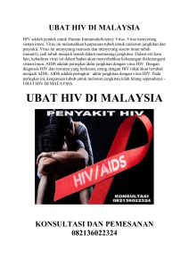 UBAT HIV DI MALAYSIA