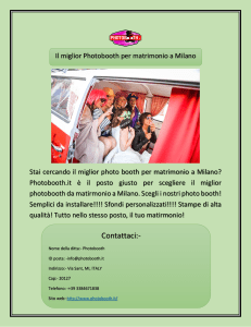 Il miglior Photobooth per matrimonio a Milano