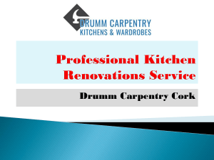 Professional Kitchen Renovations Service | Drumm Carpentry Cork