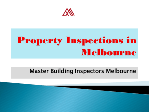 Property Inspections in Melbourne