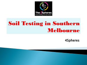 Soil Testing in Southern Melbourne | 4Spheres