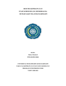 RESUME HD RS ISLAM (Selasa)