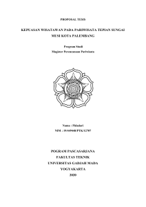 Proposal Tesis MPAR - NIM (449448) - Pidadari