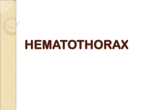 3. HEMATOTHORAX