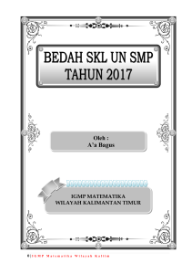 Bedah SKL UN SMP 2017