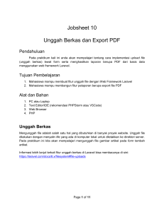 (ID)-Jobsheet 10 - Unggah Berkas dan Export PDF