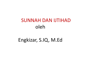 Sunnah Ijtihad