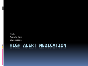 High Alert Medication (2)