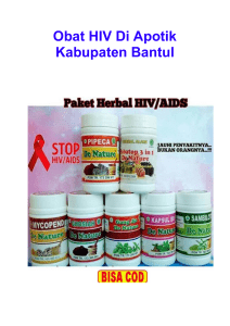 Obat HIV Di Apotik Kabupaten Bantul