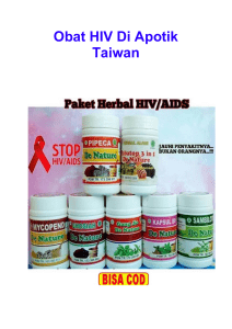 Obat HIV Di Apotik Taiwan