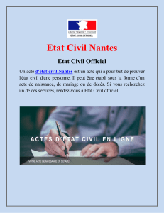 Get Etat Civil Nantes | Etat Civil Officiel
