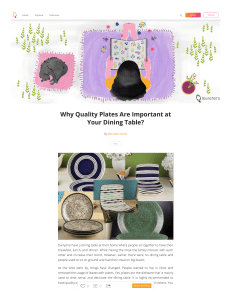 why-quality-plates-are-important-at-your-dining-table