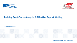 Training Root Cause Analysis & Effective Report Writing 01