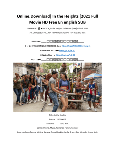 [Download.HD] In the Heights (2021) Full Movie online 1080p SUBTITLE ENGLISH