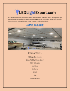 5000k Led Bulb | Ledlightexpert.com