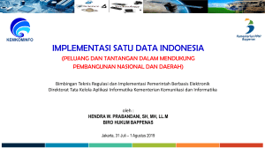 Satu Data Indonesia bappenas final