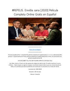 #REPELIS. Envidia sana [2020] Película Completa Online Gratis en Español