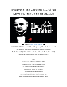 [Streaming] The Godfather (1972) Full Movie HD Free Online en ENGLISH