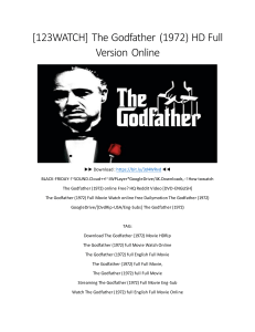 [123WATCH] The Godfather (1972) HD Full Version Online